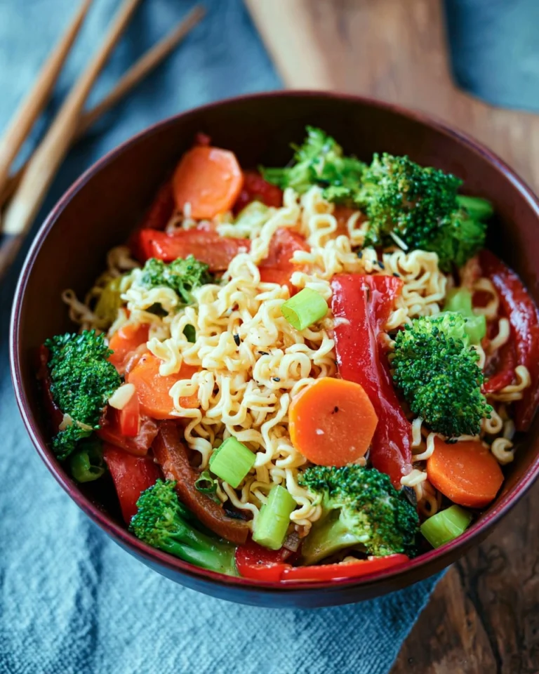 One-Pot-Asia-Nudeln-aus-der-Heissluftfritteuse-Rezept
