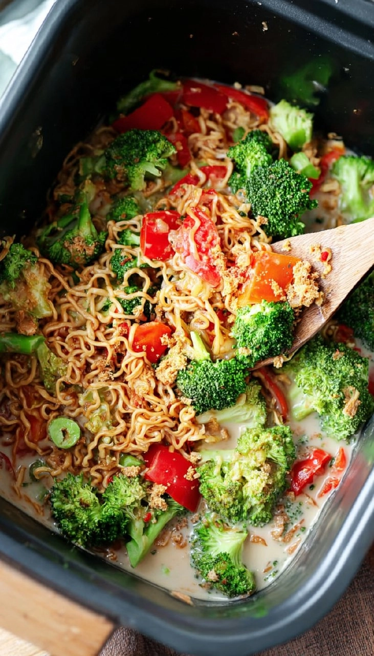 One Pot Asia-Nudeln aus der Heißluftfritteuse