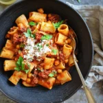 One-Pot-Pasta-mit-Kichererbsen-Chorizo-Rezept