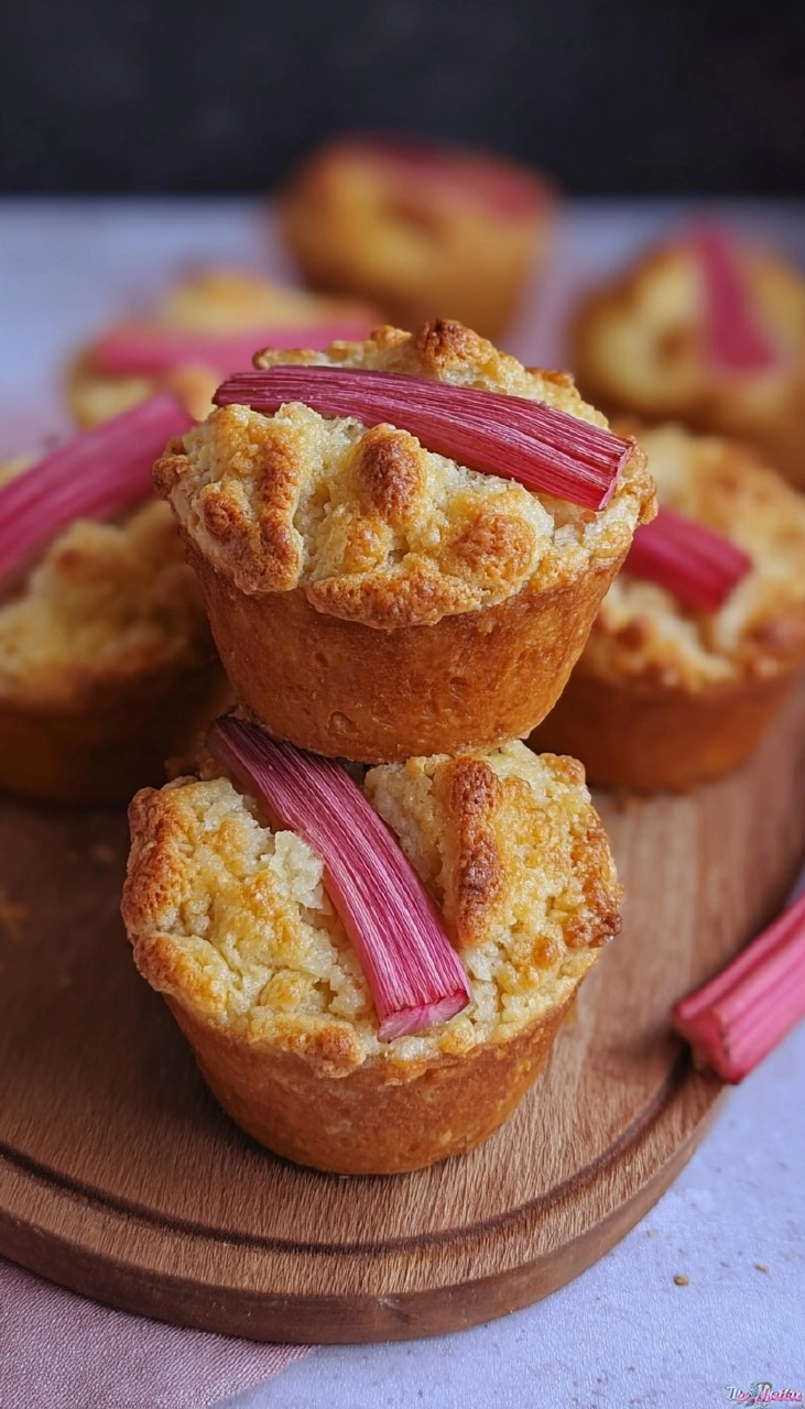 Rhabarber Mandel Muffins 100 Rhabarber Mandel Muffins