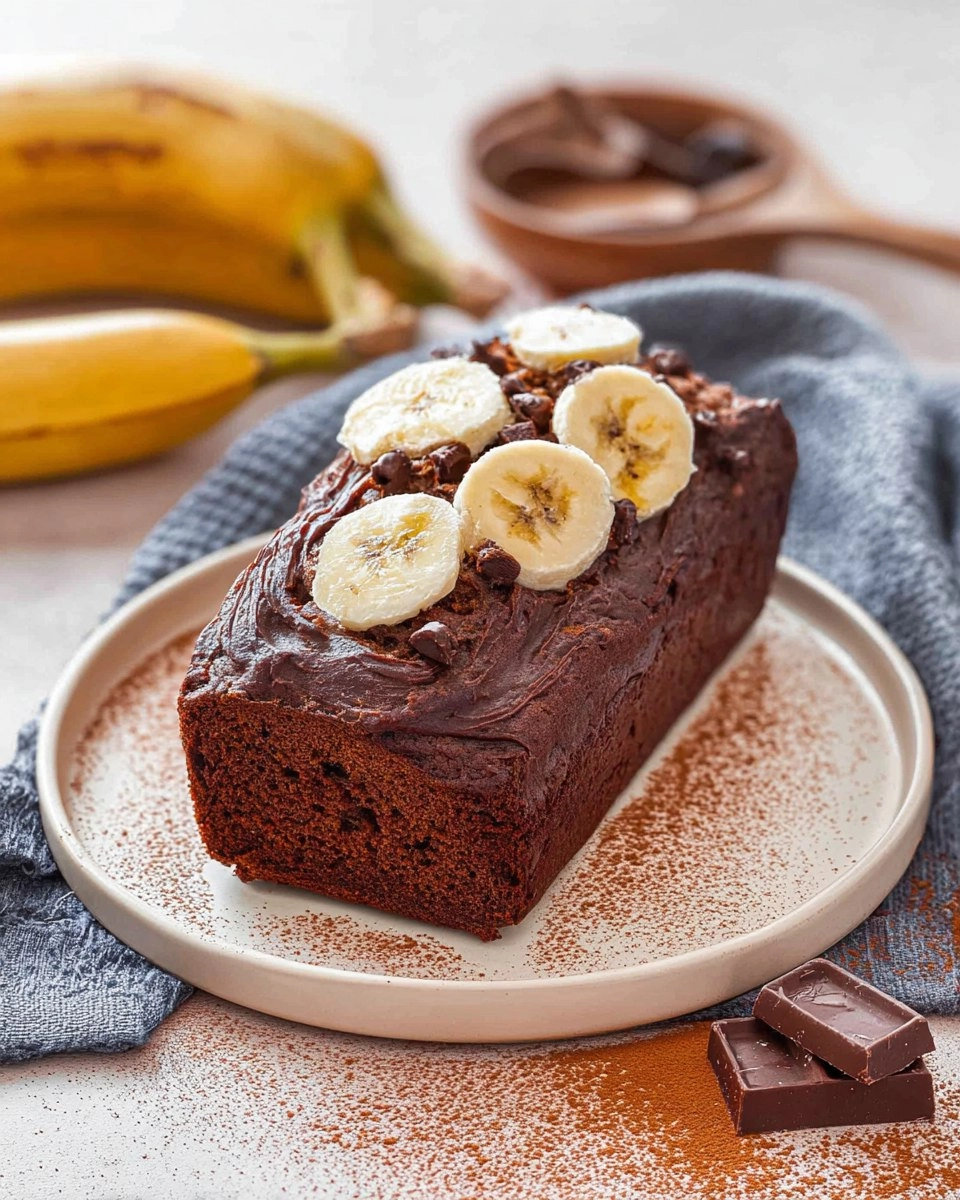 Schokokuchen mit Bananen