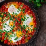 Shakshuka-–-versunkene-Eier-in-Tomatensauce-Rezept