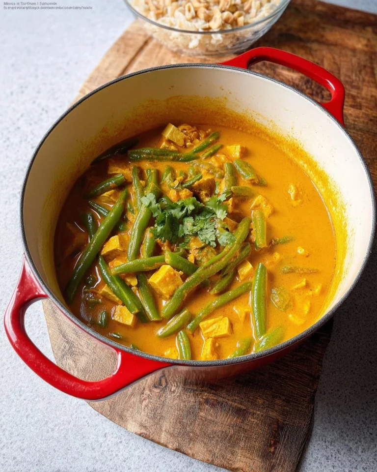 Tofu-Curry-mit-gruenen-Bohnen-Rezept