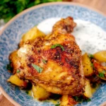 Za'atar Hähnchenschenkel aus der Heißluftfritteuse 126 Zaatar-Haehnchenschenkel-aus-der-Heissluftfritteuse-Rezept