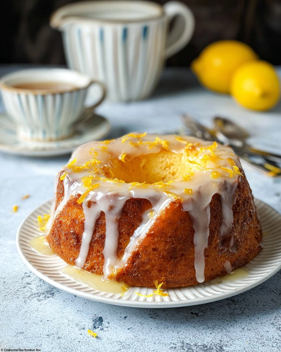 Zitronen-Ricotta-Kuchen