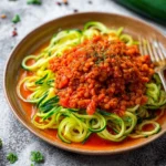 Zucchini-Spaghetti-mit-Linsenbolognese-Rezept