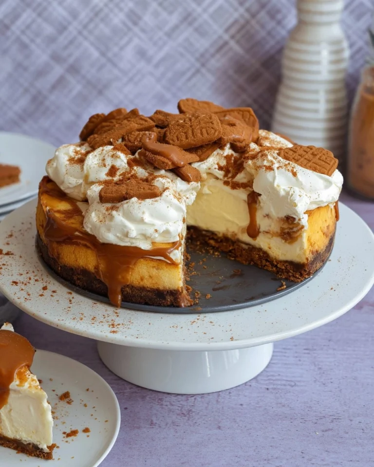Einfacher-Lotus-Biscoff-Cheesecake-Rezept