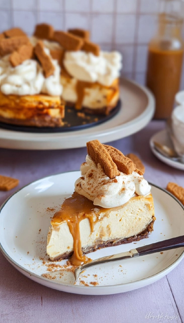 Einfacher Lotus Biscoff Cheesecake