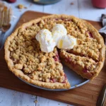 Einfacher-Rhabarber-Streusel-Pie-Rezept