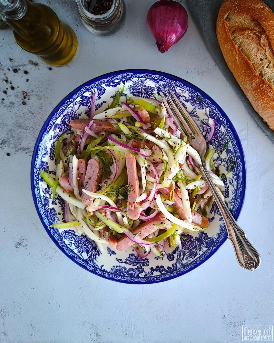 Einfacher Schweizer Wurstsalat