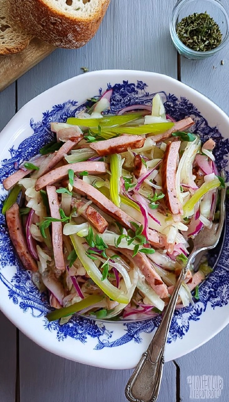 Einfacher Schweizer Wurstsalat