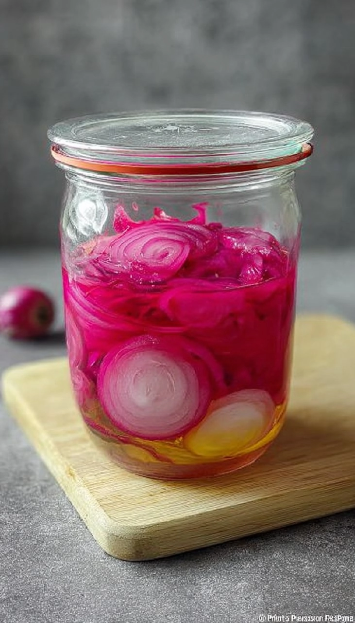 Eingelegte Zwiebeln