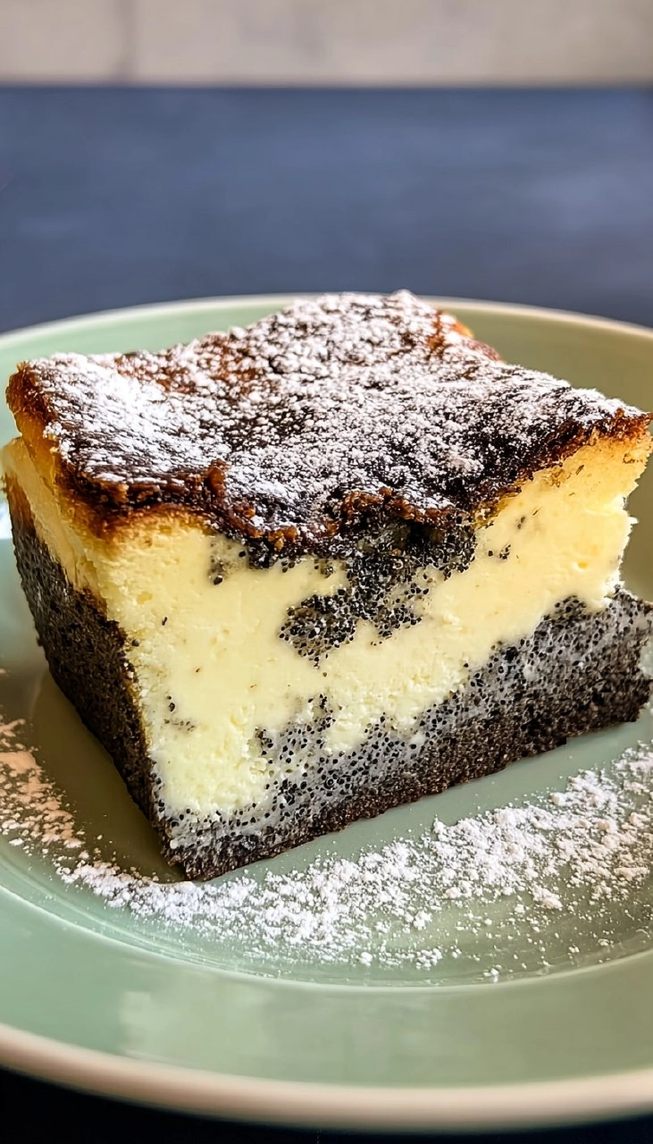 Mohn-Topfenkuchen aus der Steiermark