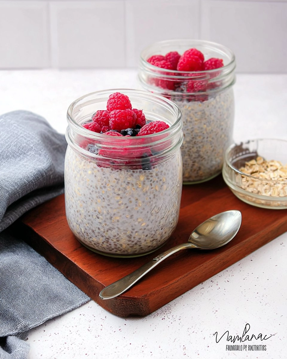 Overnight Oats mit Mohn