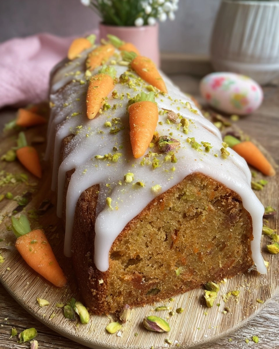 Rüblikuchen mit Pistazien