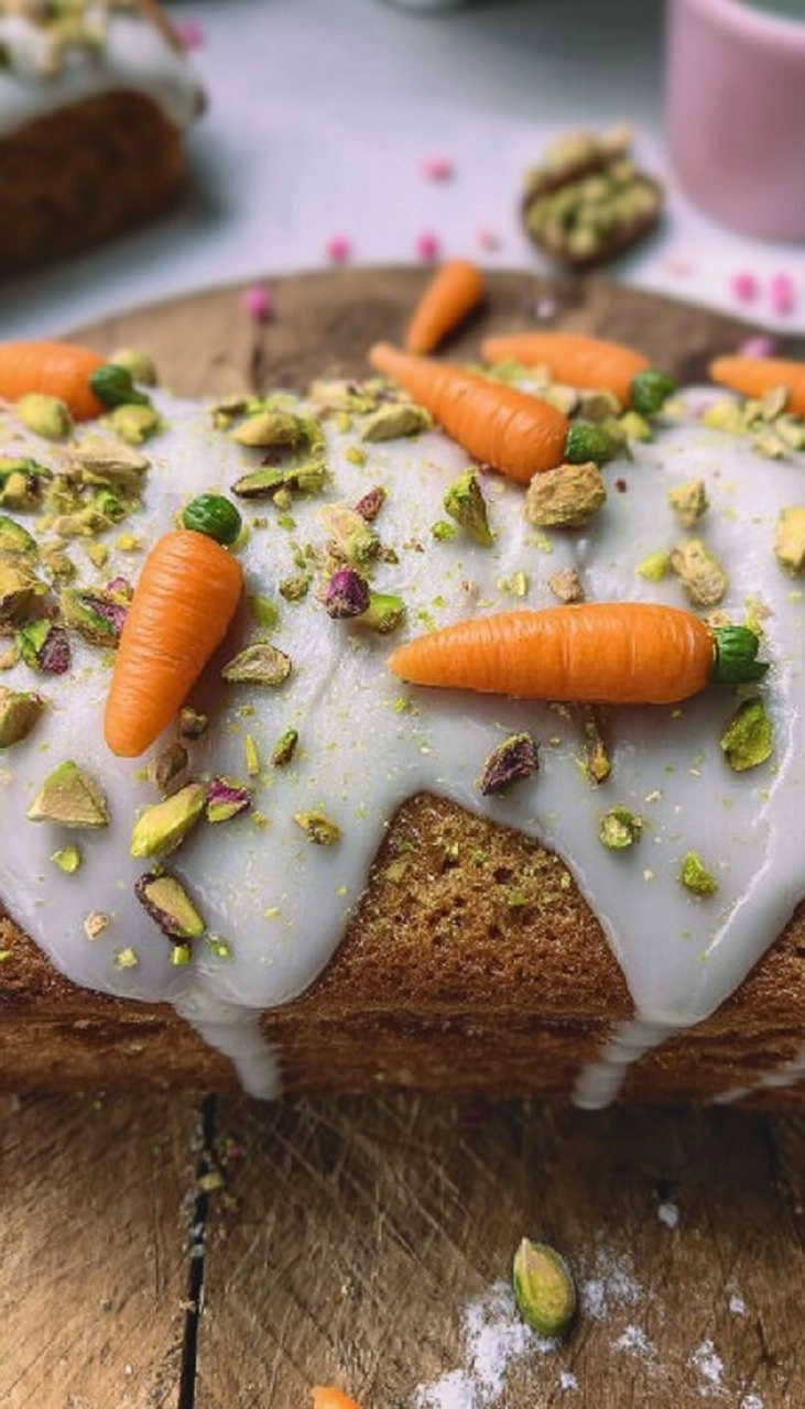 Rüblikuchen mit Pistazien