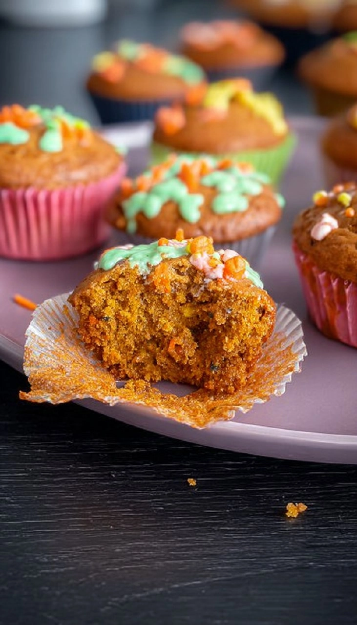 Saftige Karotten-Muffins
