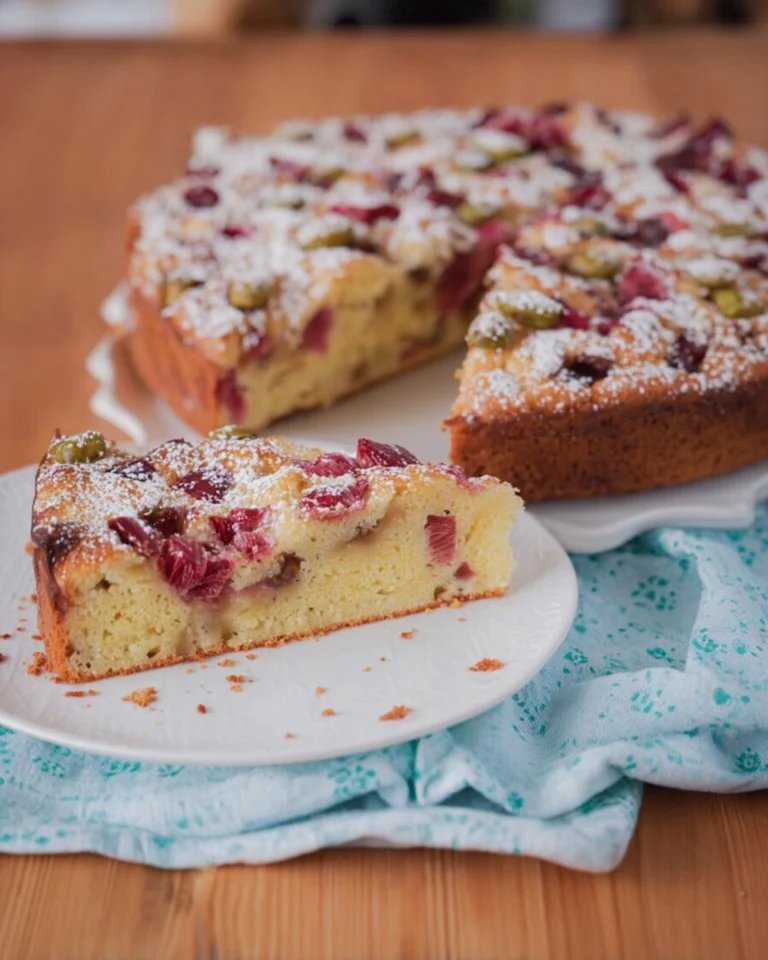 Saftiger-Rhabarber-Joghurt-Kuchen-Rezept