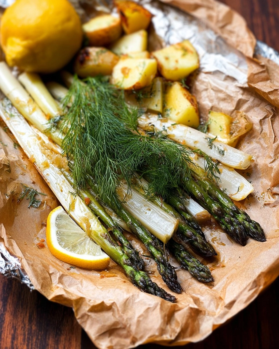 Spargel im Backofen
