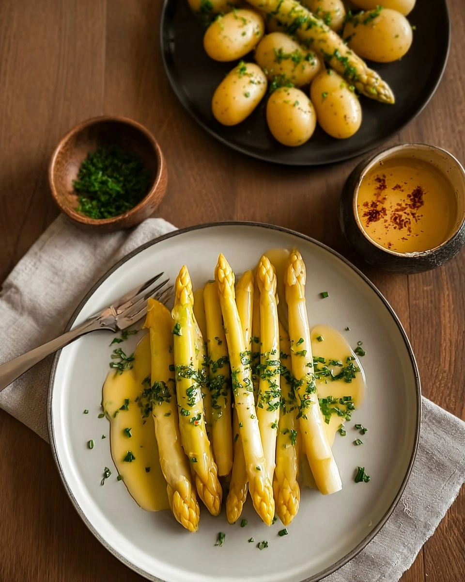 Spargel in Butter