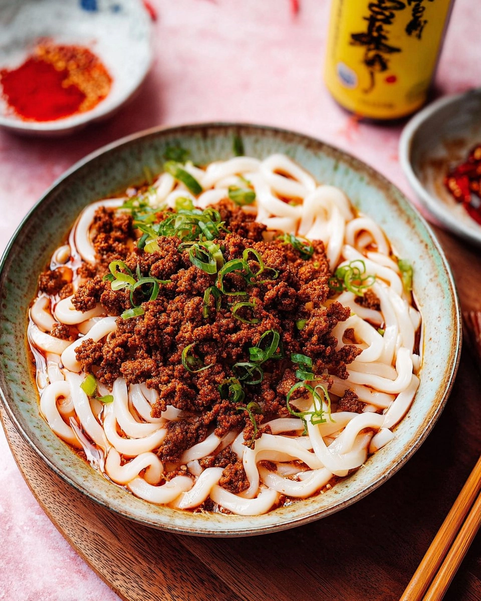 Vegane Mapo-Tofu-Udon