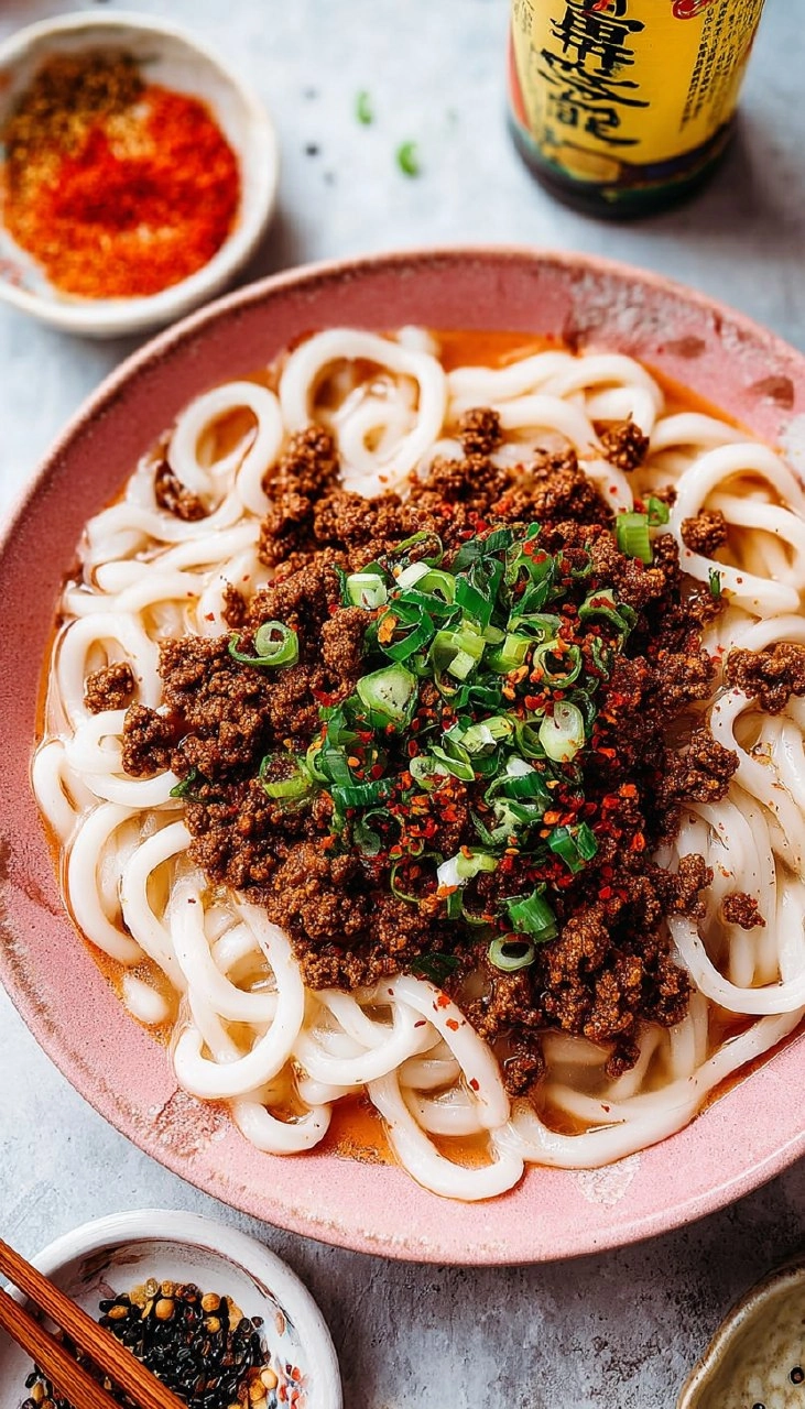 Vegane Mapo-Tofu-Udon