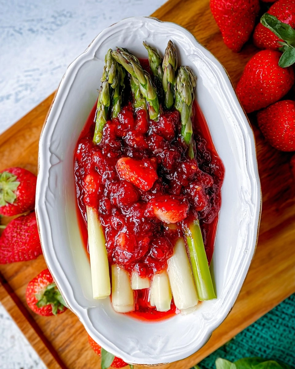 Erdbeer Chutney mit Balsamico und Basilikum