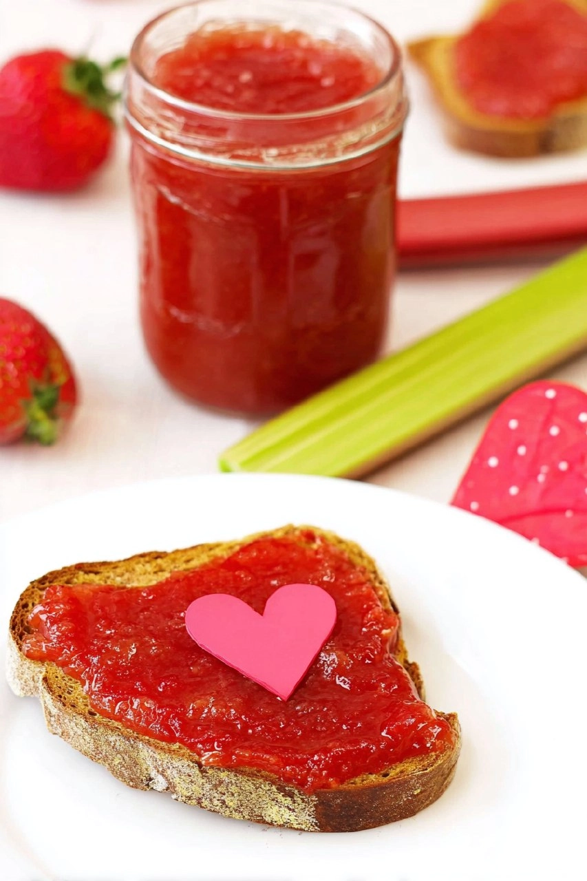 Erdbeer Rhabarber Marmelade