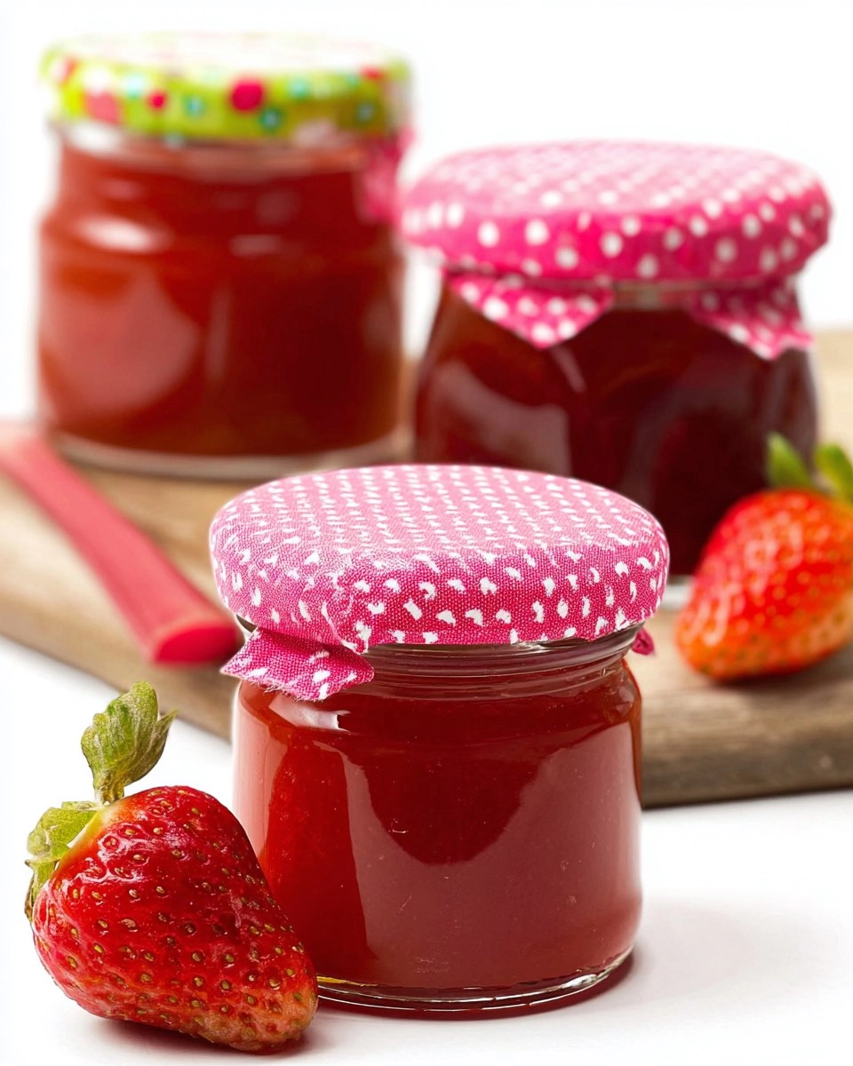 Erdbeer Rhabarber Marmelade