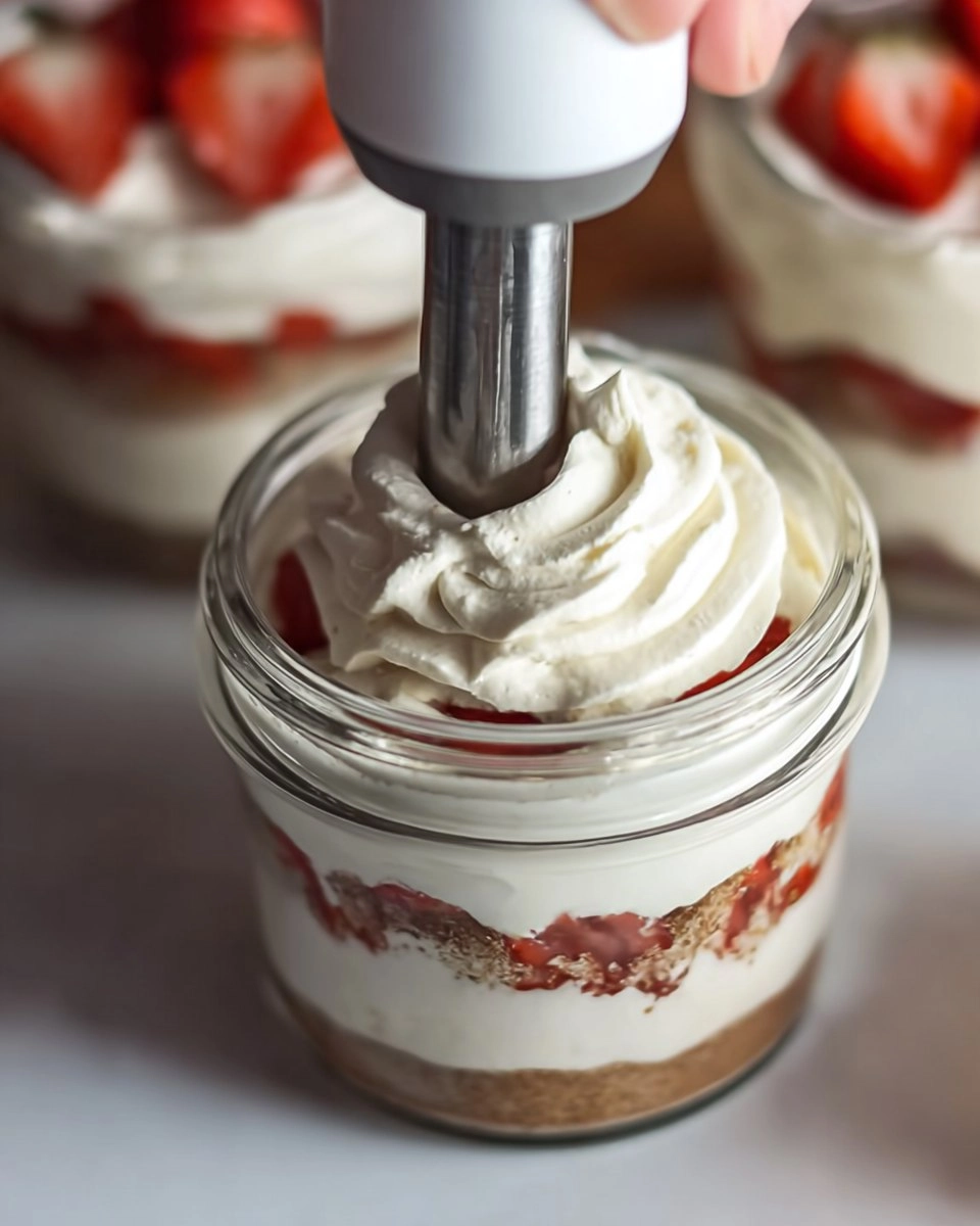 Erdbeer-Tiramisu im Glas