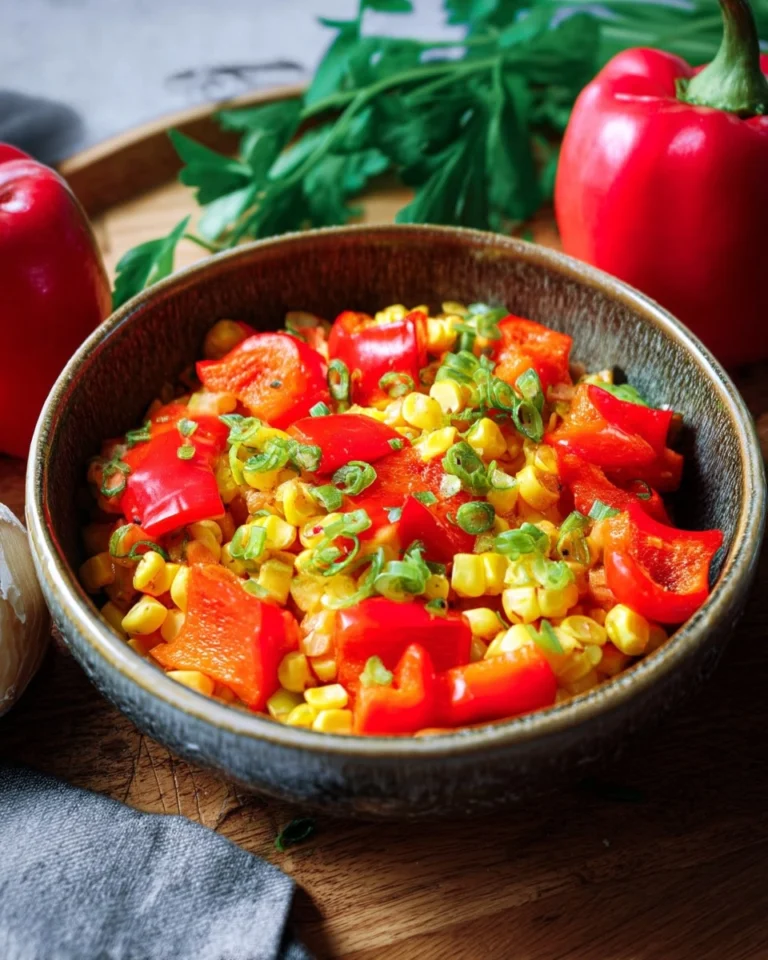 Maissalat-mit-Paprika-Rezept