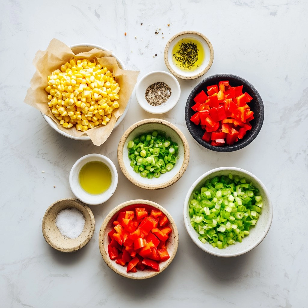Maissalat mit Paprika
