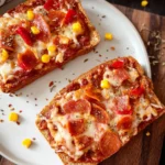Pizza-Toast aus der Heißluftfritteuse 75 Pizza-Toast-aus-der-Heissluftfritteuse-Rezept