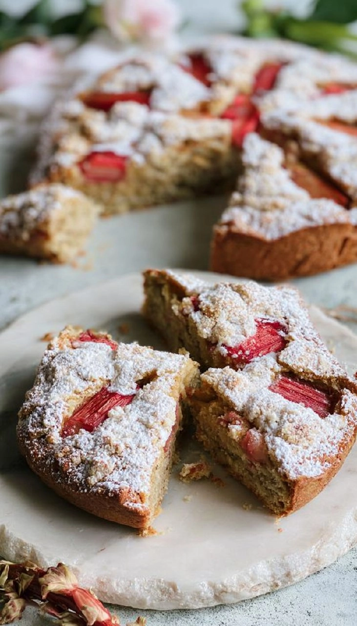 Rhabarber-Streuselkuchen-Rezept