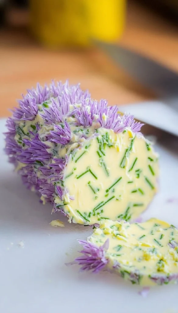 Schnittlauchbluetenbutter-Rezept