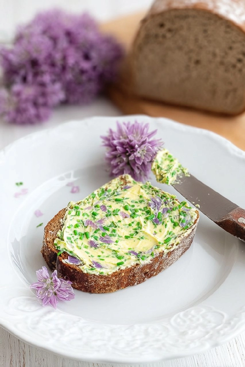 Schnittlauchblütenbutter
