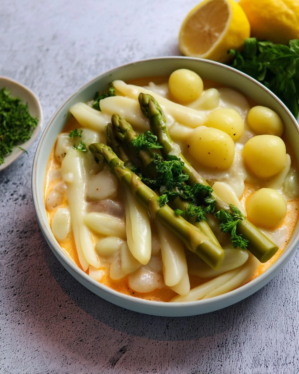 Spargelragout