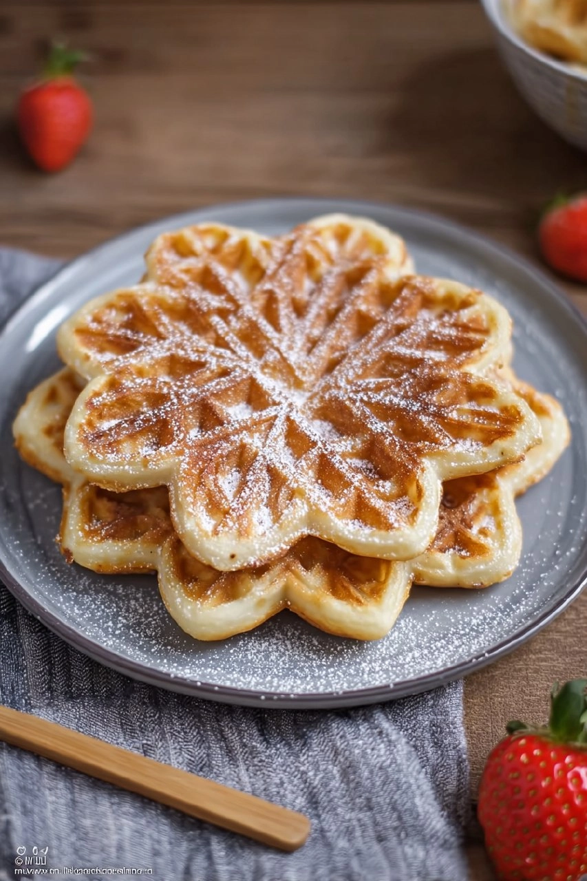 Waffelteig für Herzwaffeln